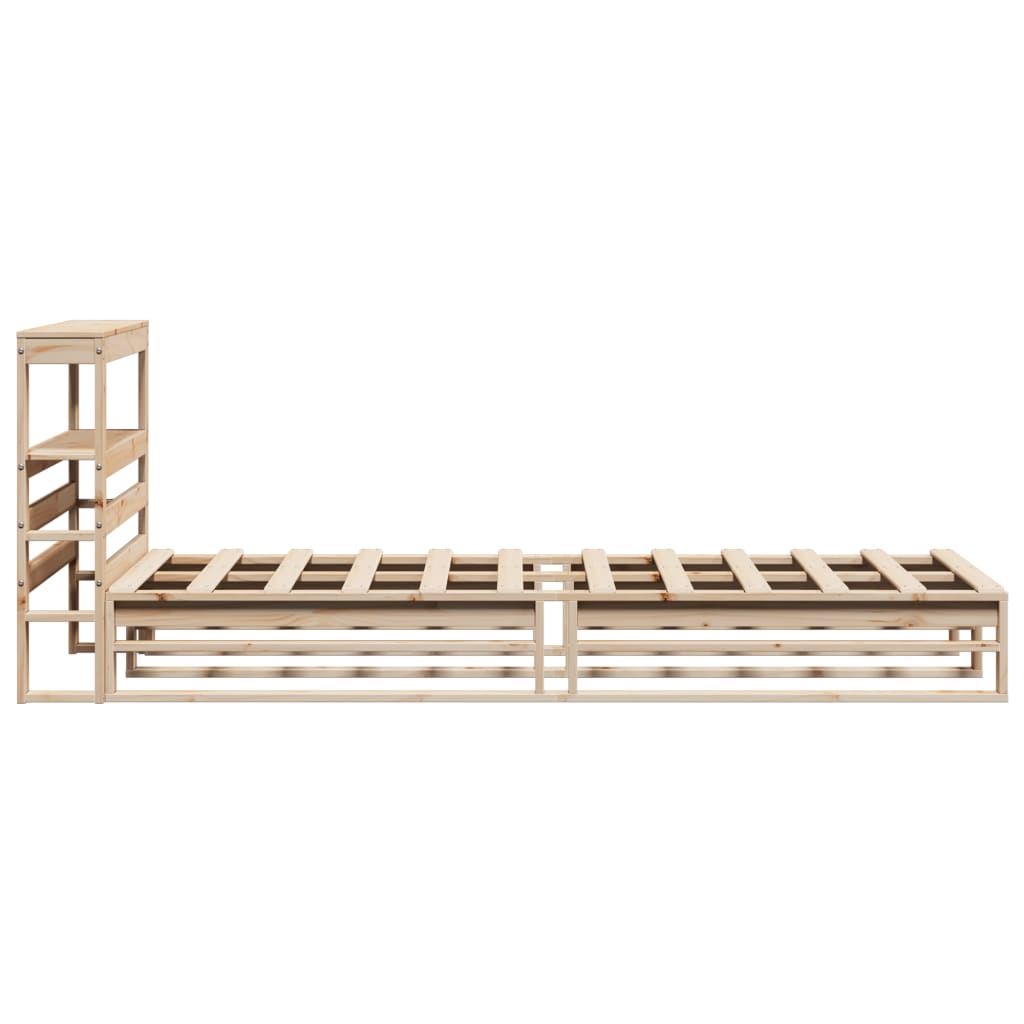 Bedframe zonder matras massief grenenhout 90x200 cm – afbeelding 7