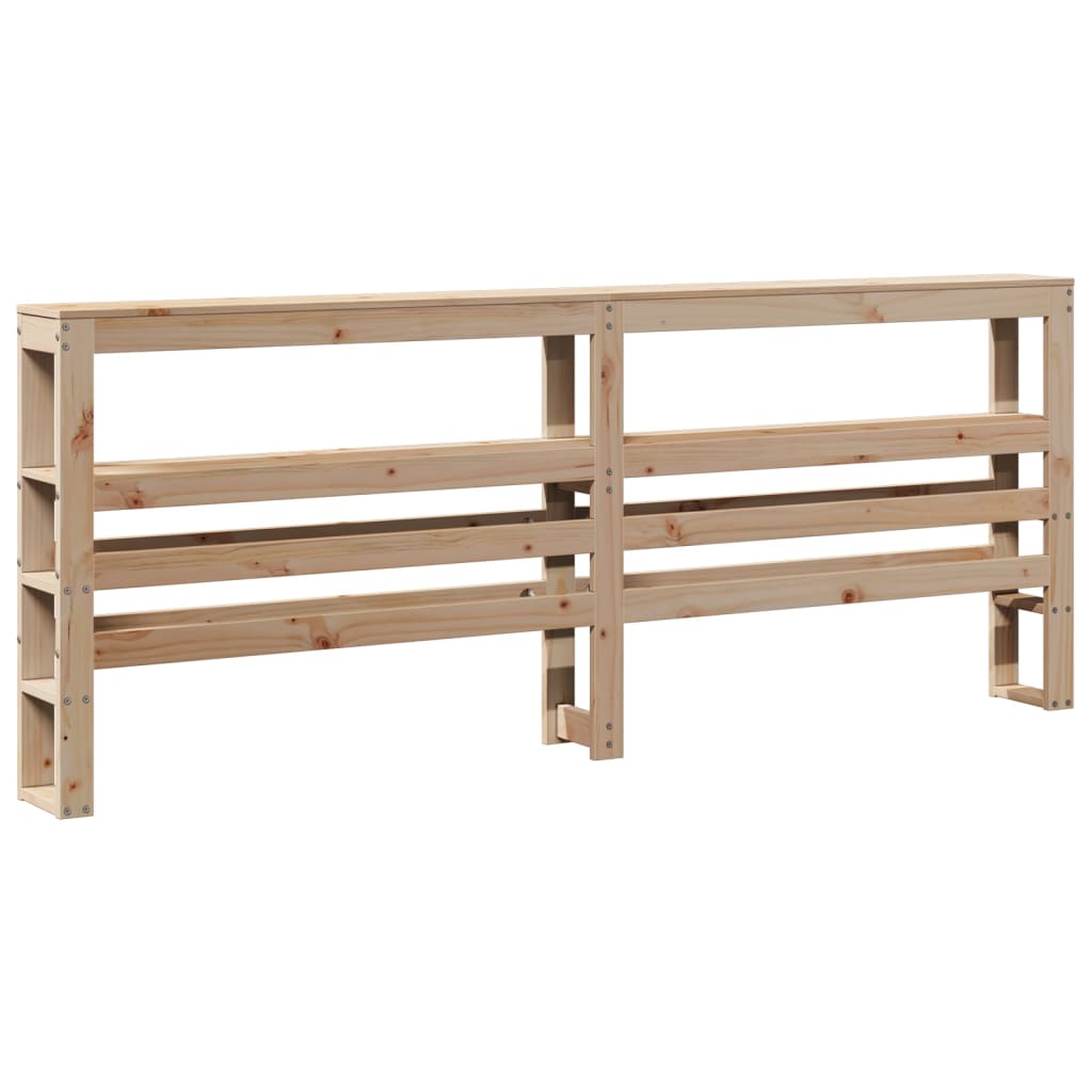 Bedframe zonder matras massief grenenhout 200x200 cm – afbeelding 7