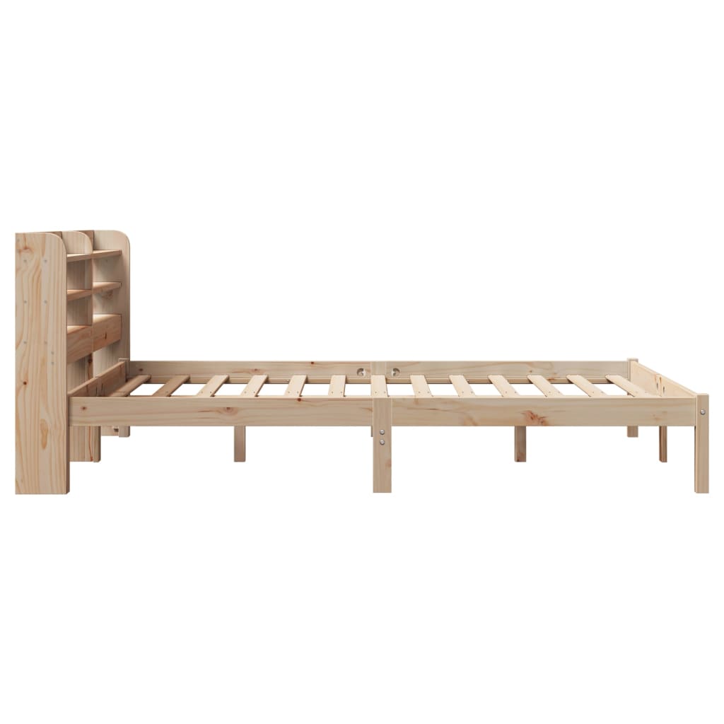 Bedframe zonder matras massief grenenhout 160x200 cm – afbeelding 5
