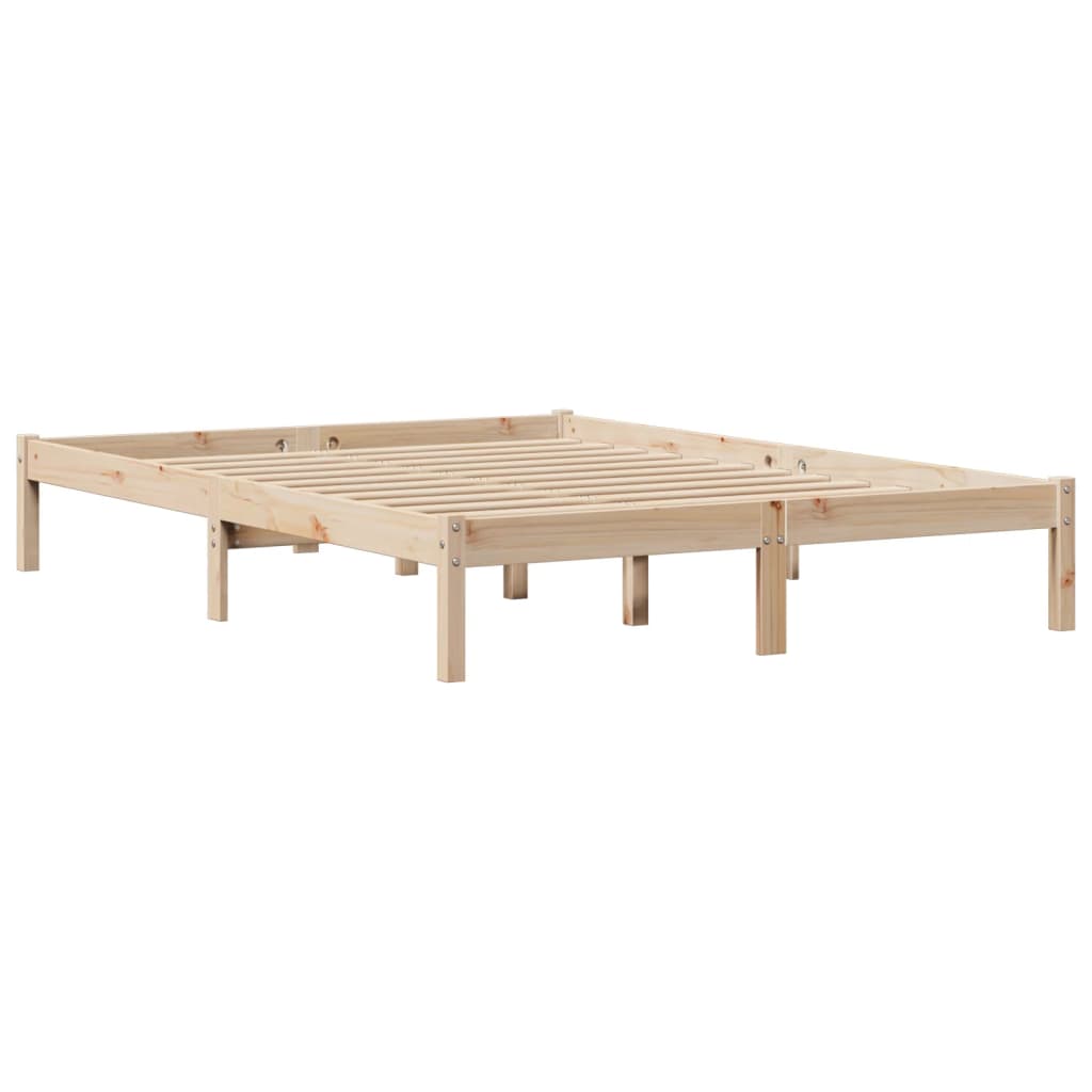 Bedframe zonder matras massief grenenhout 160x200 cm – afbeelding 7