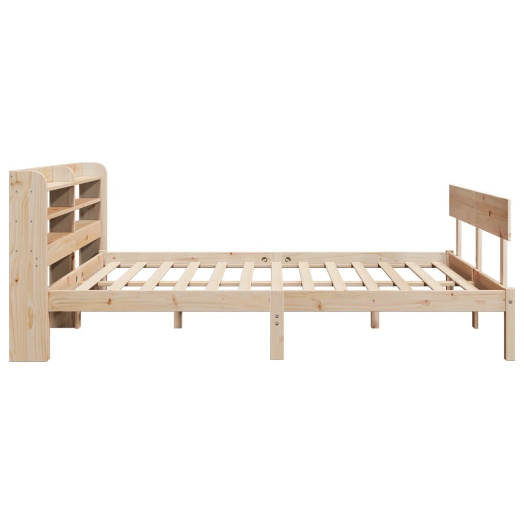 Bedframe zonder matras massief grenenhout 160x200 cm – afbeelding 5
