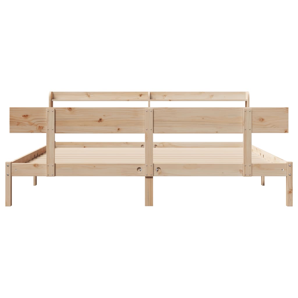 Bedframe zonder matras massief grenenhout 180x200 cm – afbeelding 4