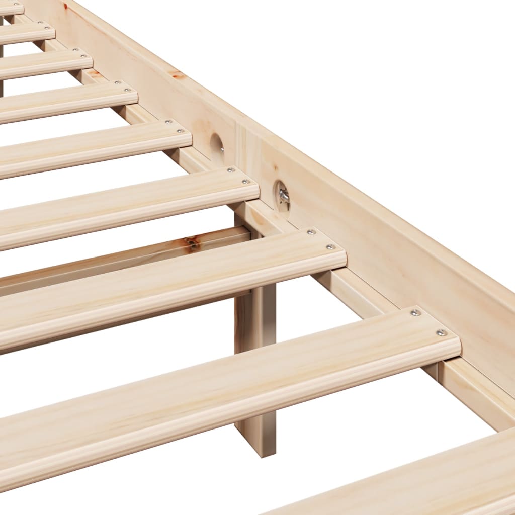 Bedframe zonder matras massief grenenhout 180x200 cm – afbeelding 9