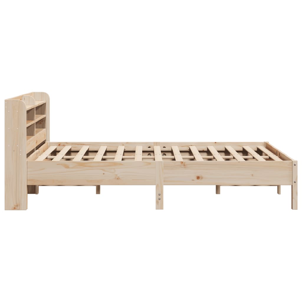 Bedframe zonder matras massief grenenhout 160x200 cm – afbeelding 5