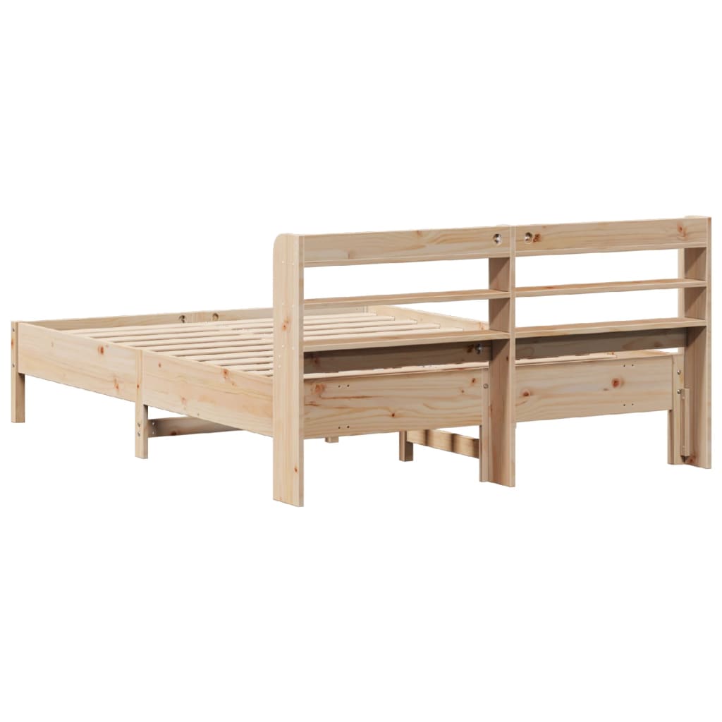 Bedframe zonder matras massief grenenhout 150x200 cm – afbeelding 6