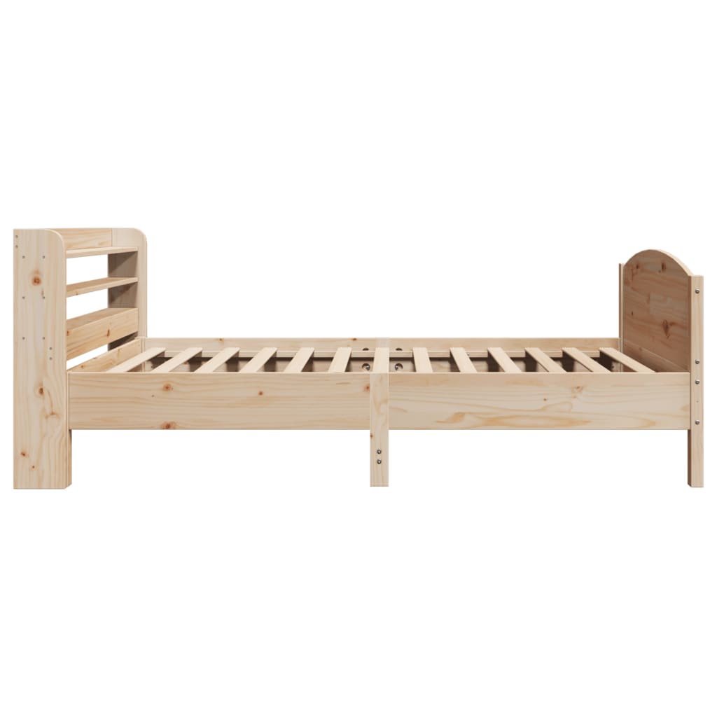 Bedframe zonder matras massief grenenhout 75x190 cm – afbeelding 5