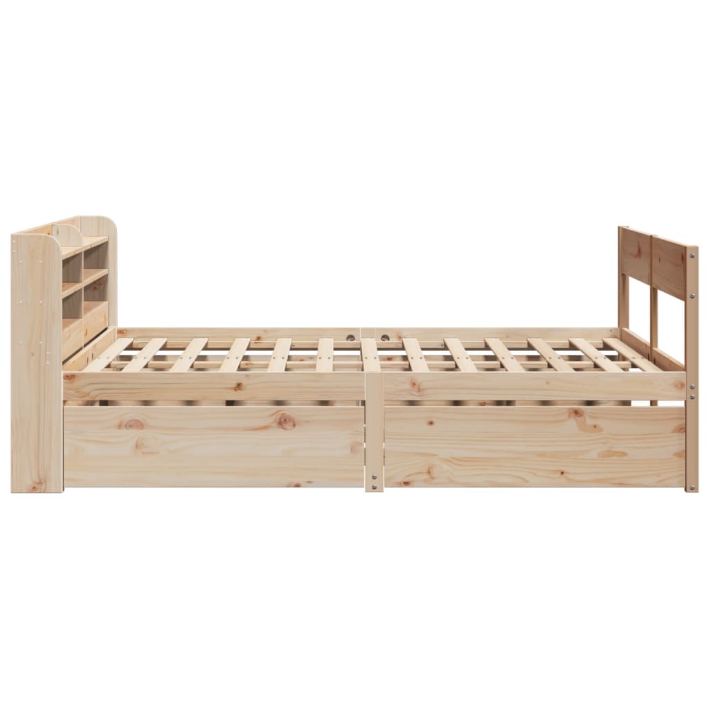 Bedframe zonder matras massief grenenhout 150x200 cm – afbeelding 7