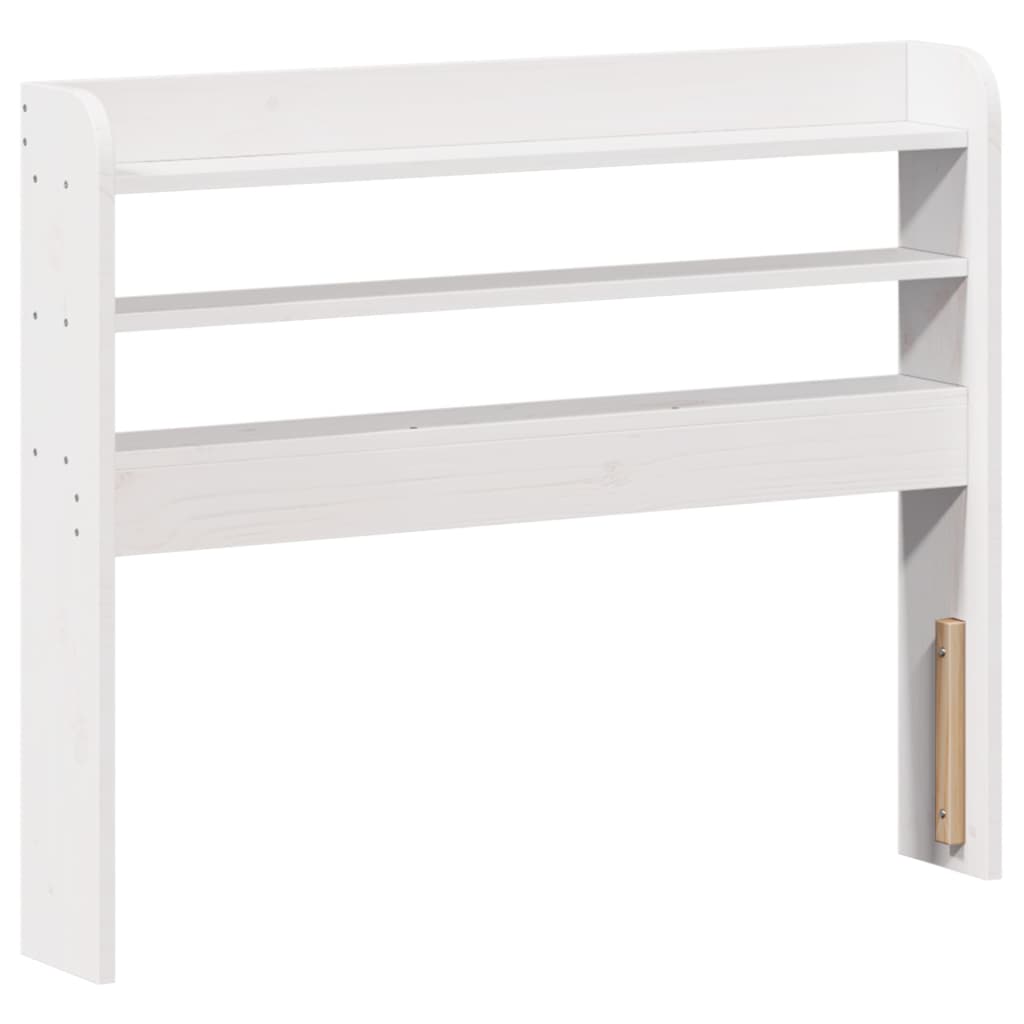 Bedframe zonder matras massief grenenhout wit 140x200 cm – afbeelding 6