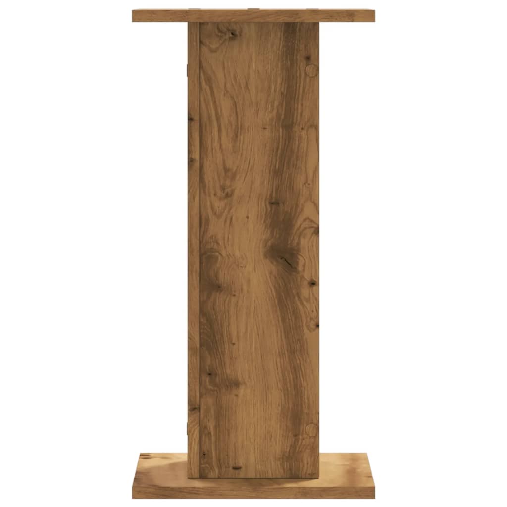 Plantenstandaards 2 st 30x30x60 cm hout artisanaal eiken – afbeelding 4
