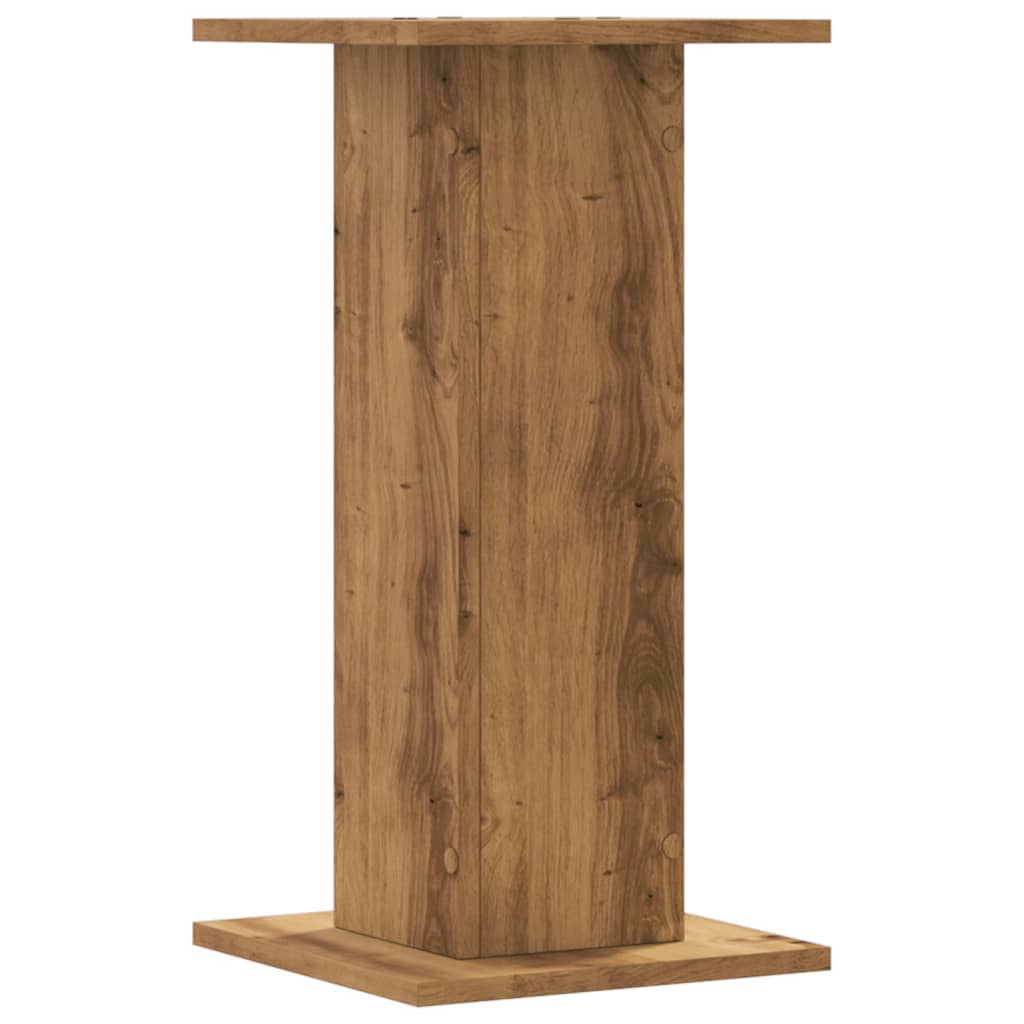 Plantenstandaards 2 st 30x30x60 cm hout artisanaal eiken – afbeelding 5