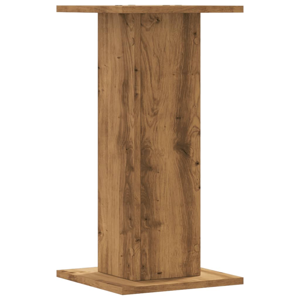 Plantenstandaards 2 st 30x30x60 cm hout artisanaal eiken – afbeelding 6