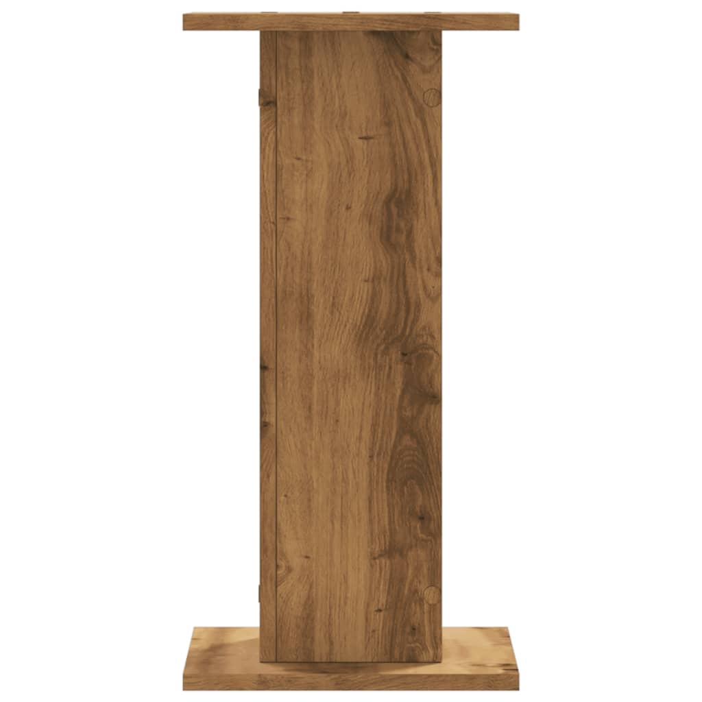 Plantenstandaards 2 st 30x30x60 cm hout artisanaal eiken – afbeelding 7