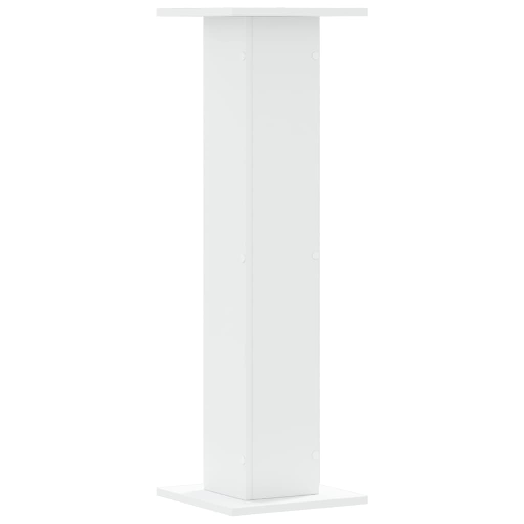 Plantenstandaards 2 st 30x30x95 cm bewerkt hout wit – afbeelding 6