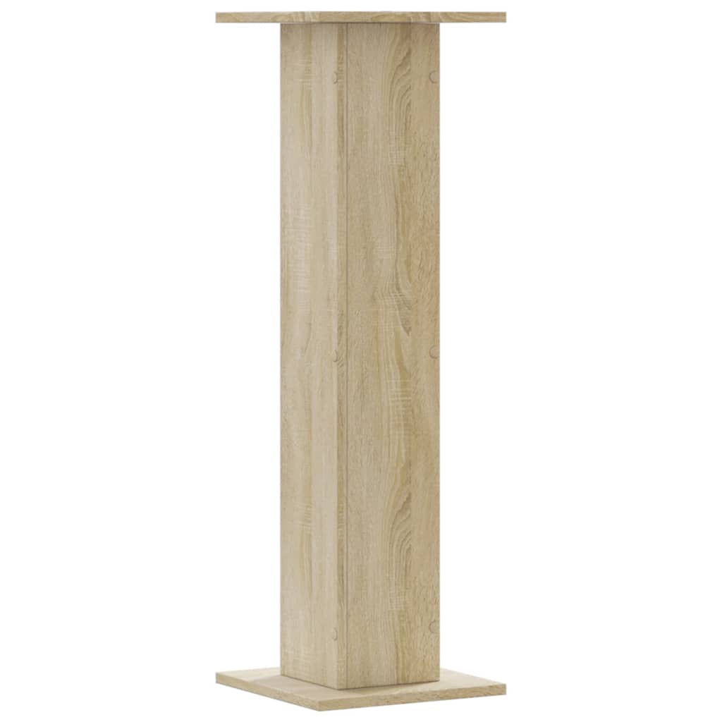 Plantenstandaards 2 st 30x30x95 cm bewerkt hout sonoma eiken – afbeelding 5