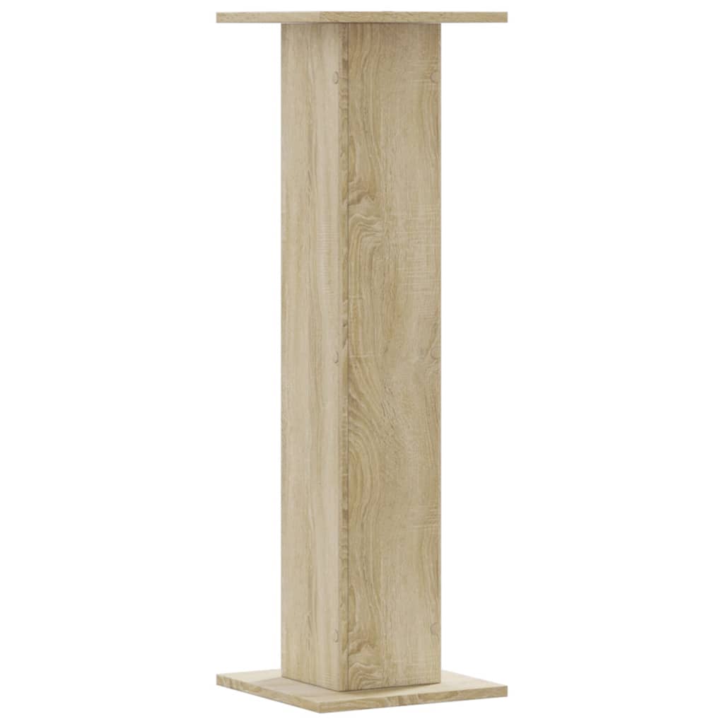 Plantenstandaards 2 st 30x30x95 cm bewerkt hout sonoma eiken – afbeelding 6