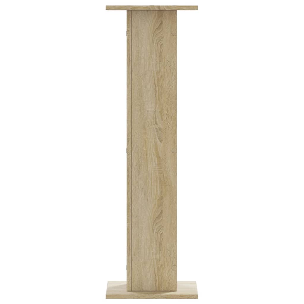 Plantenstandaards 2 st 30x30x95 cm bewerkt hout sonoma eiken – afbeelding 7