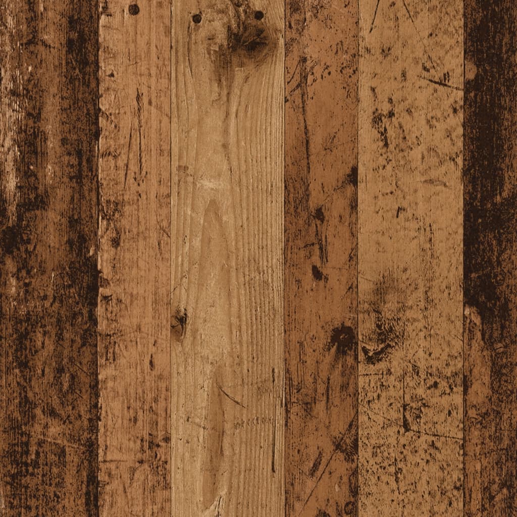 Plantenstandaards 2 st 30x30x95 cm bewerkt hout oud houtkleurig – afbeelding 9
