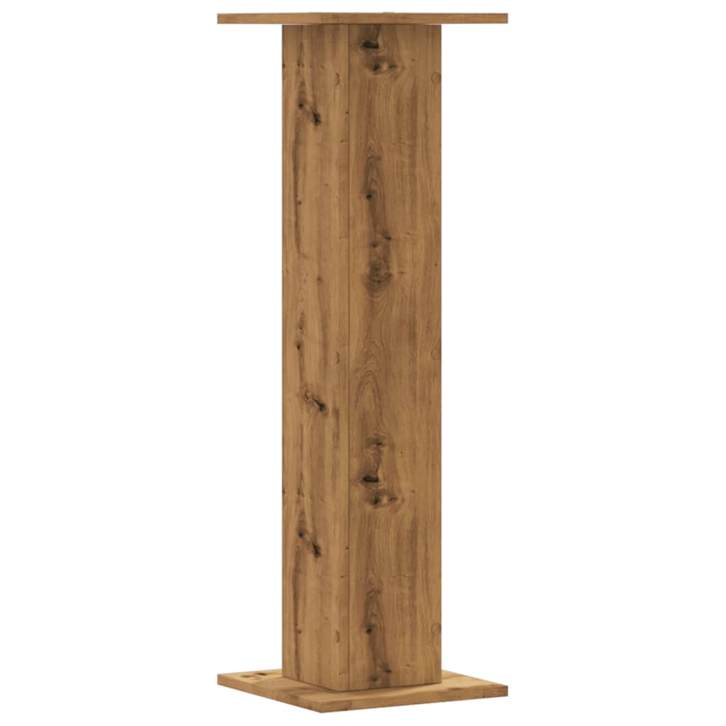 Plantenstandaards 2 st 30x30x95 cm hout artisanaal eiken – afbeelding 6