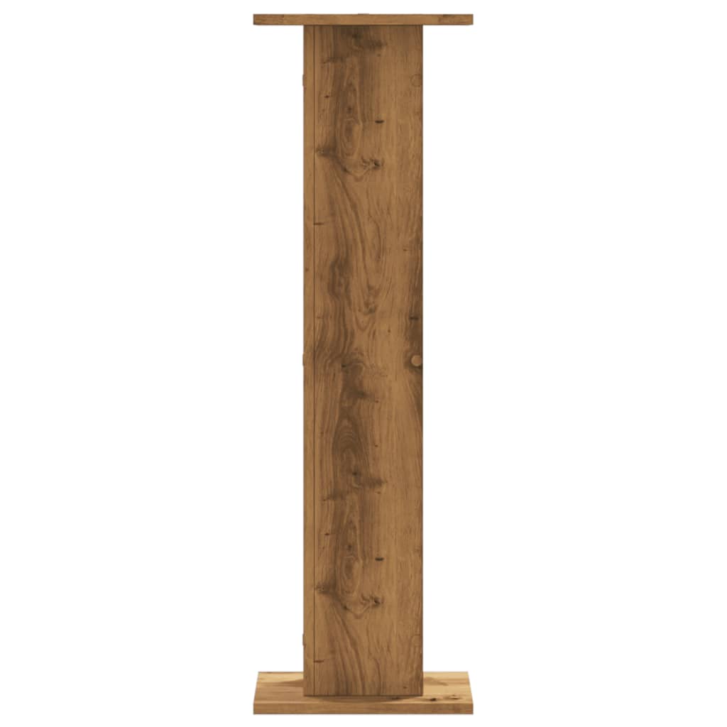 Plantenstandaards 2 st 30x30x95 cm hout artisanaal eiken – afbeelding 7