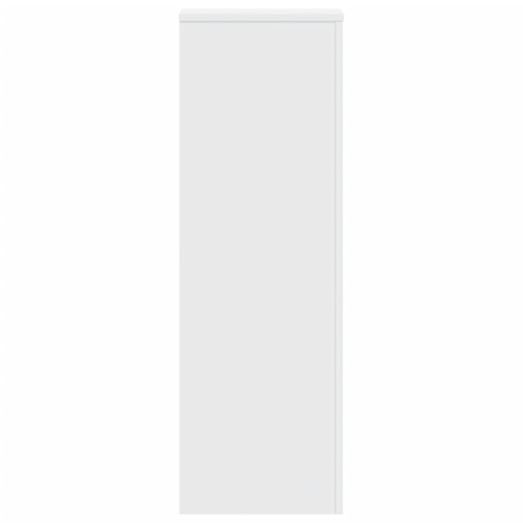 Plantenstandaards 2 st 33x33x100 cm bewerkt hout wit – afbeelding 5