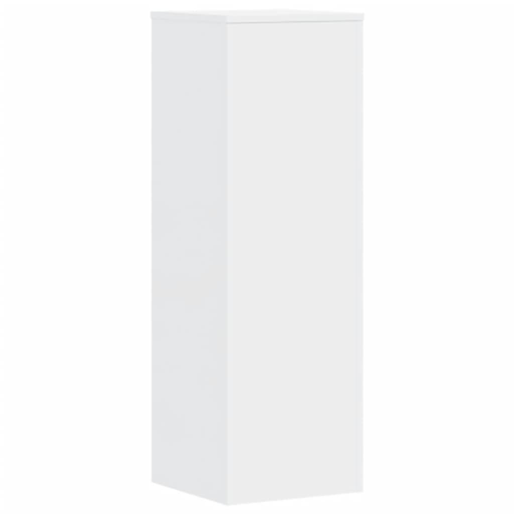 Plantenstandaards 2 st 33x33x100 cm bewerkt hout wit – afbeelding 6