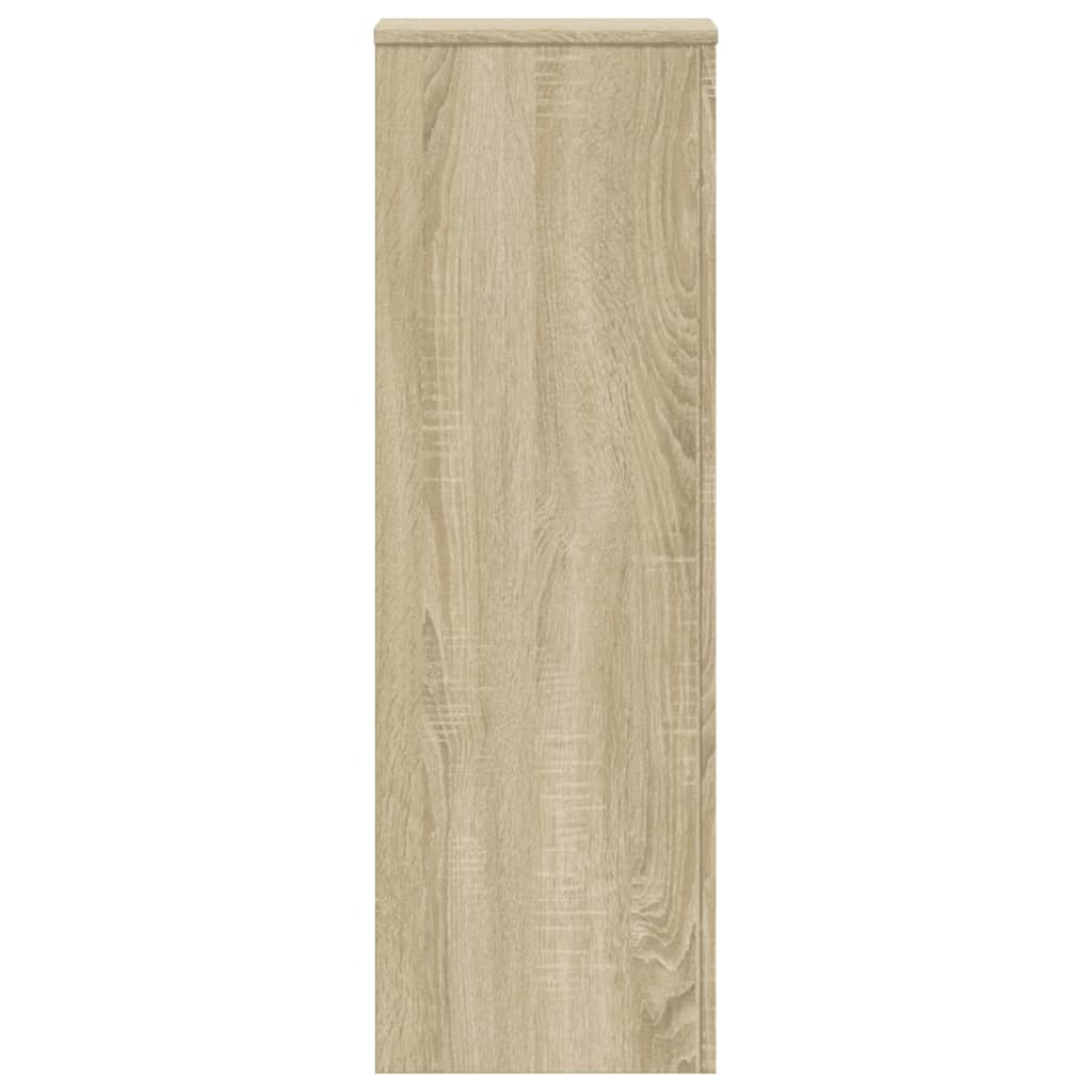 Plantenstandaards 2 st 33x33x100 cm bewerkt hout sonoma eiken – afbeelding 4