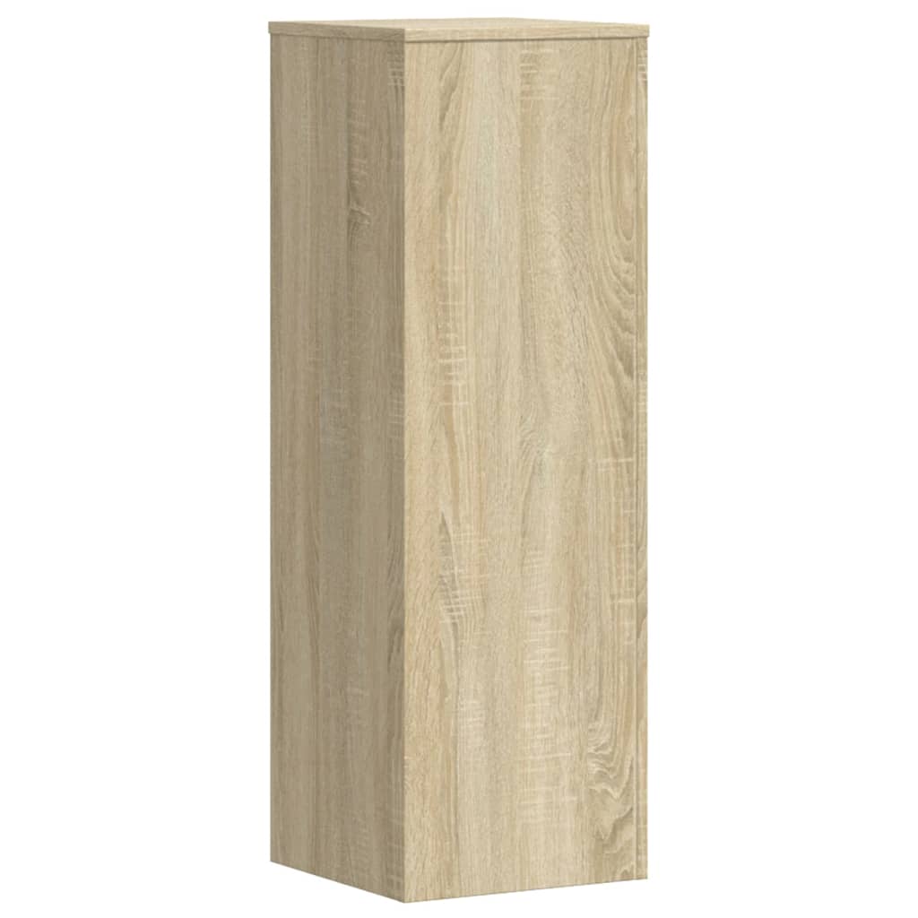 Plantenstandaards 2 st 33x33x100 cm bewerkt hout sonoma eiken – afbeelding 5