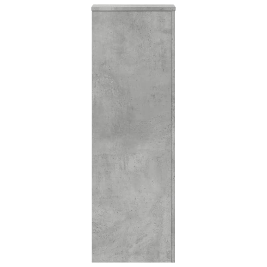 Plantenstandaards 2 st 33x33x100 cm bewerkt hout betongrijs – afbeelding 4