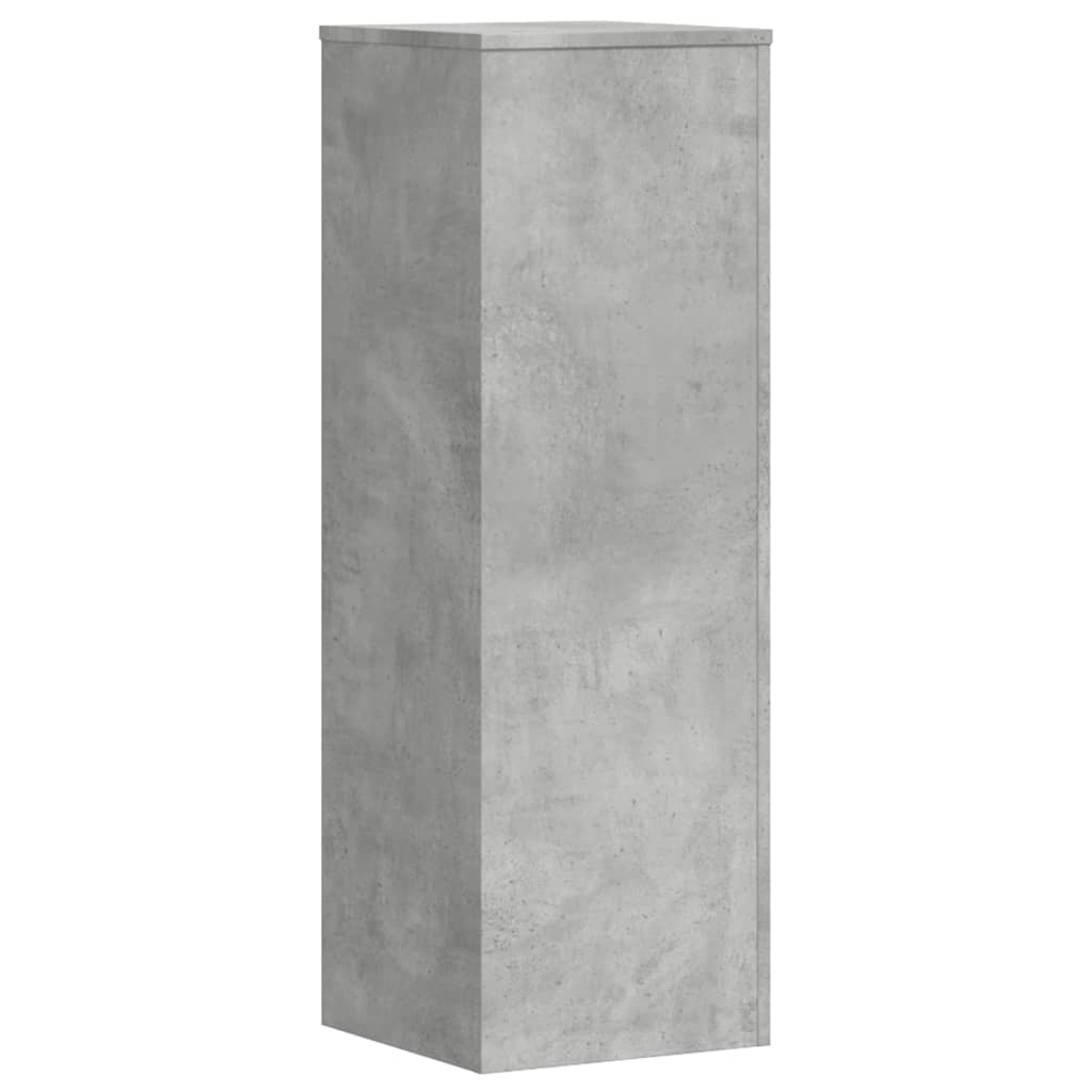 Plantenstandaards 2 st 33x33x100 cm bewerkt hout betongrijs – afbeelding 5