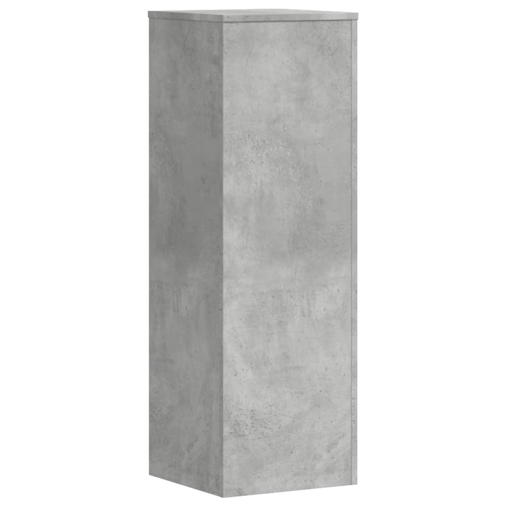 Plantenstandaards 2 st 33x33x100 cm bewerkt hout betongrijs – afbeelding 6