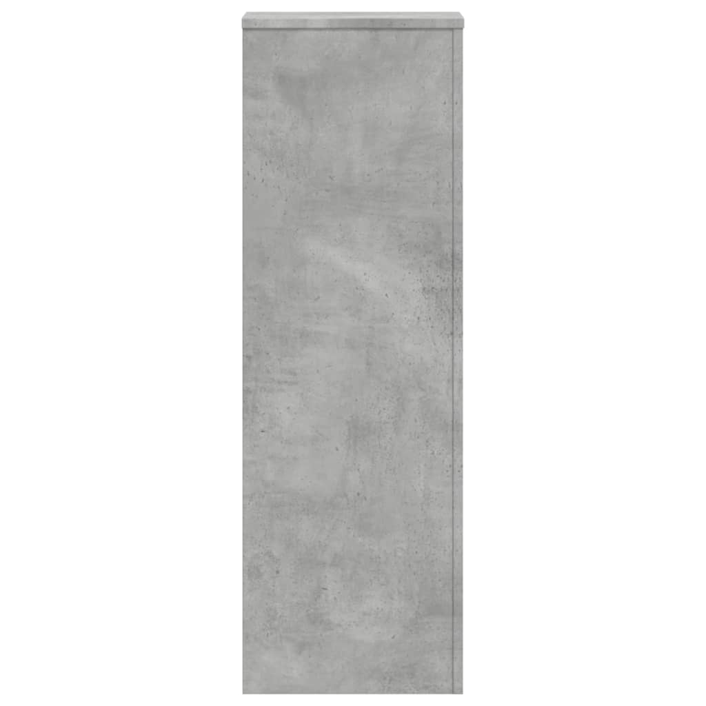 Plantenstandaards 2 st 33x33x100 cm bewerkt hout betongrijs – afbeelding 7