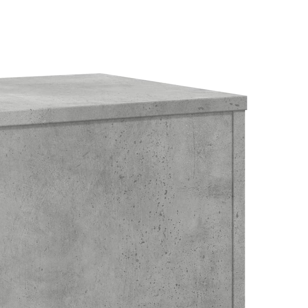 Plantenstandaards 2 st 33x33x100 cm bewerkt hout betongrijs – afbeelding 8