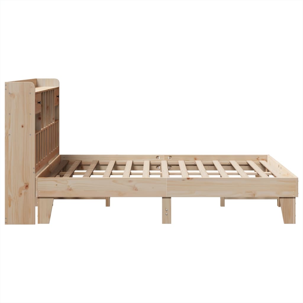 Bedframe zonder matras massief grenenhout 140x200 cm – afbeelding 7