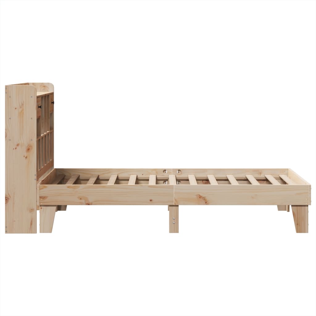Bedframe zonder matras massief grenenhout 100x200 cm – afbeelding 7