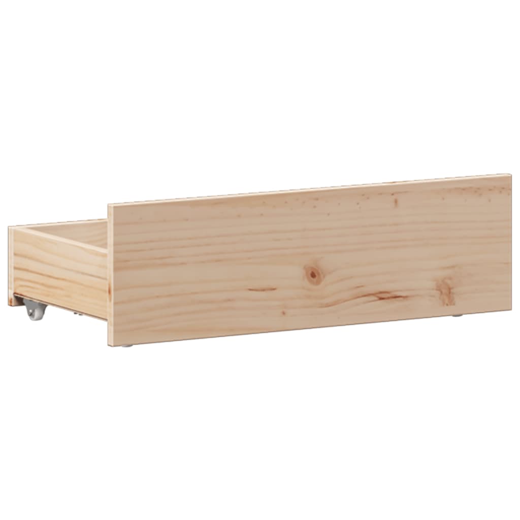 Bed met boekenkast zonder matras massief grenenhout 90x200 cm – afbeelding 11