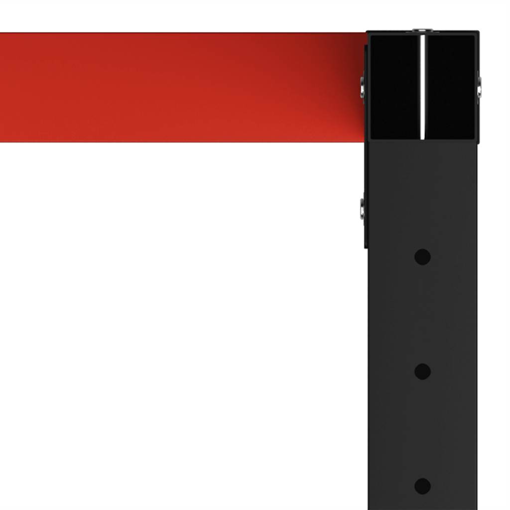 Werkbank 140x60x81,5 cm massief eikenhout lichtbruin – afbeelding 10