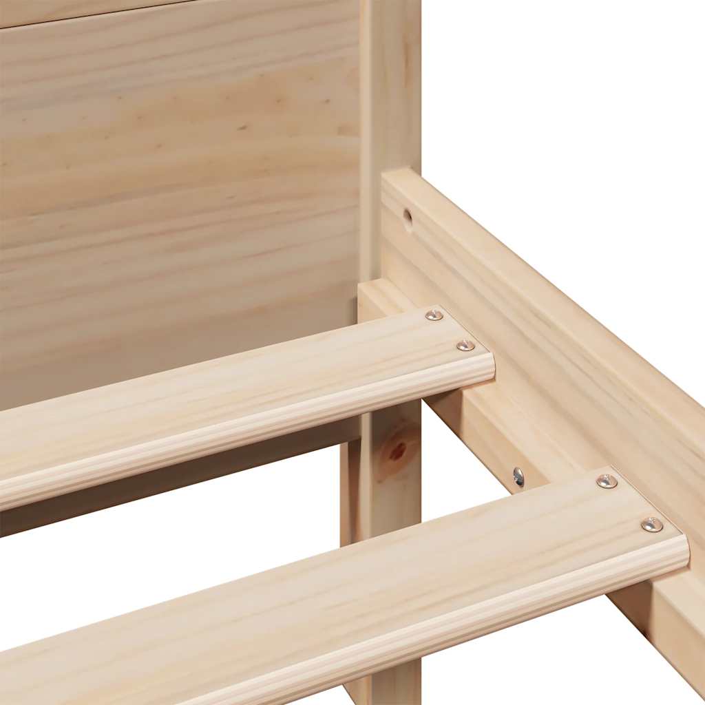 Bedframe zonder matras massief grenenhout 120x200 cm – afbeelding 10