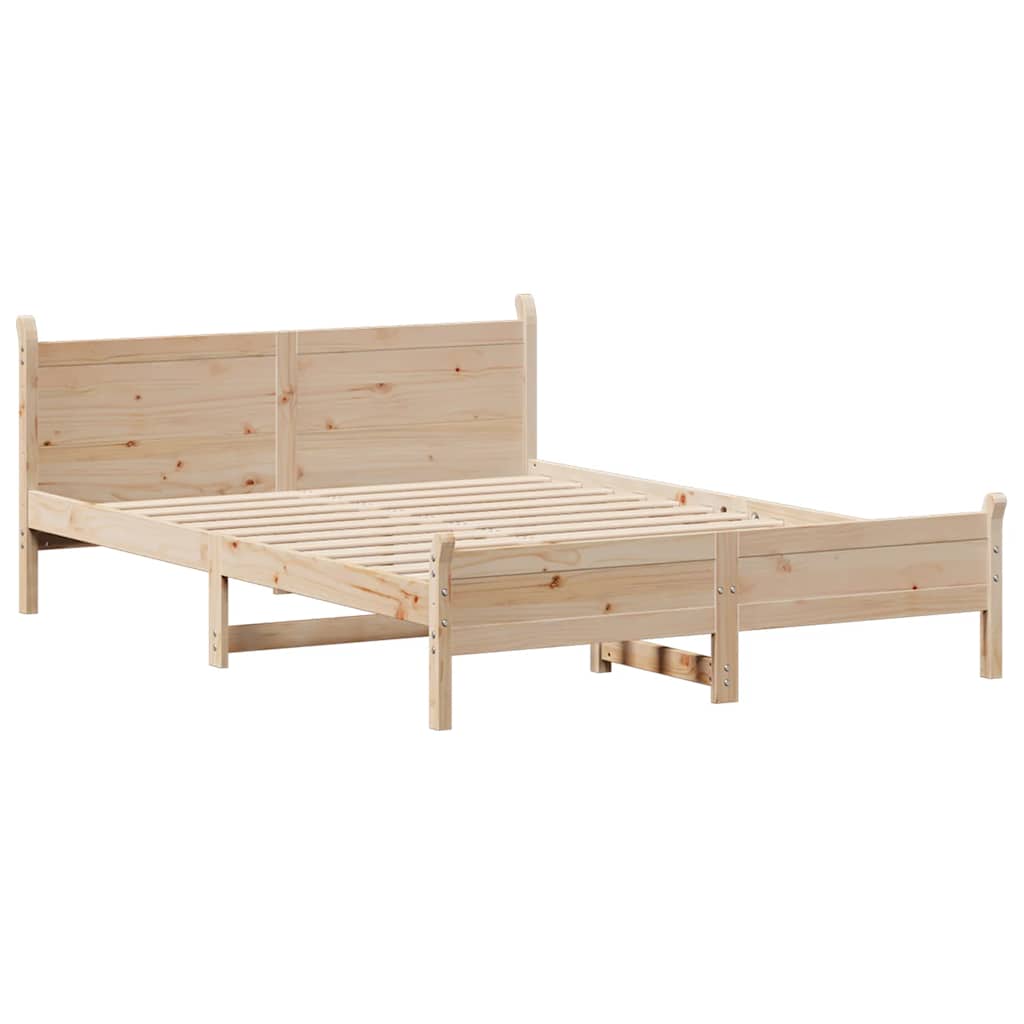 Bedframe zonder matras massief grenenhout 120x200 cm – afbeelding 5