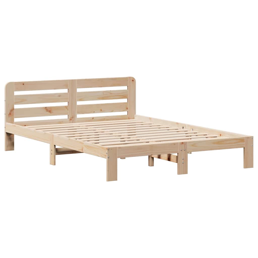 Bedframe zonder matras massief grenenhout 150x200 cm – afbeelding 5
