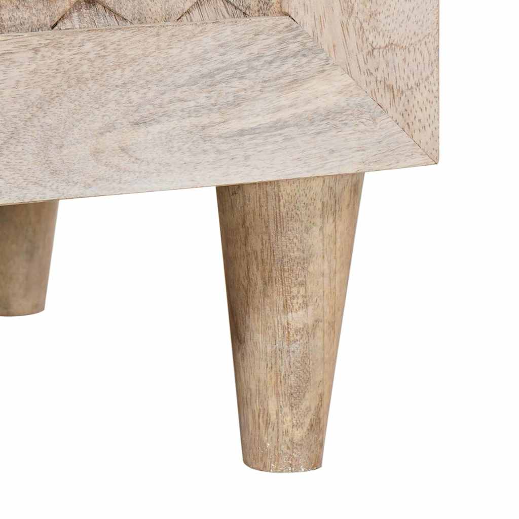 Dressoir 3 pcs Wit 180 x 33,5 x 75 cm massief mangohout – afbeelding 10