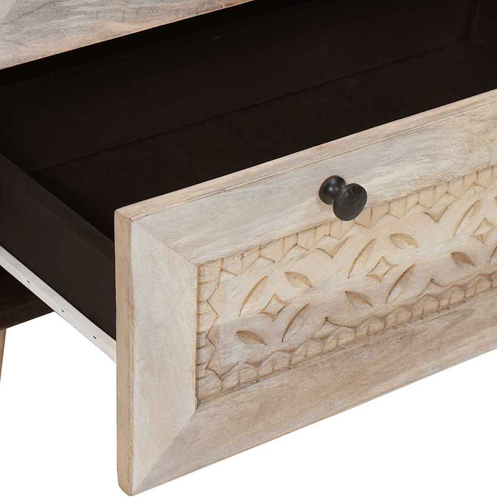 Dressoir 3 pcs Wit 180 x 33,5 x 75 cm massief mangohout – afbeelding 11