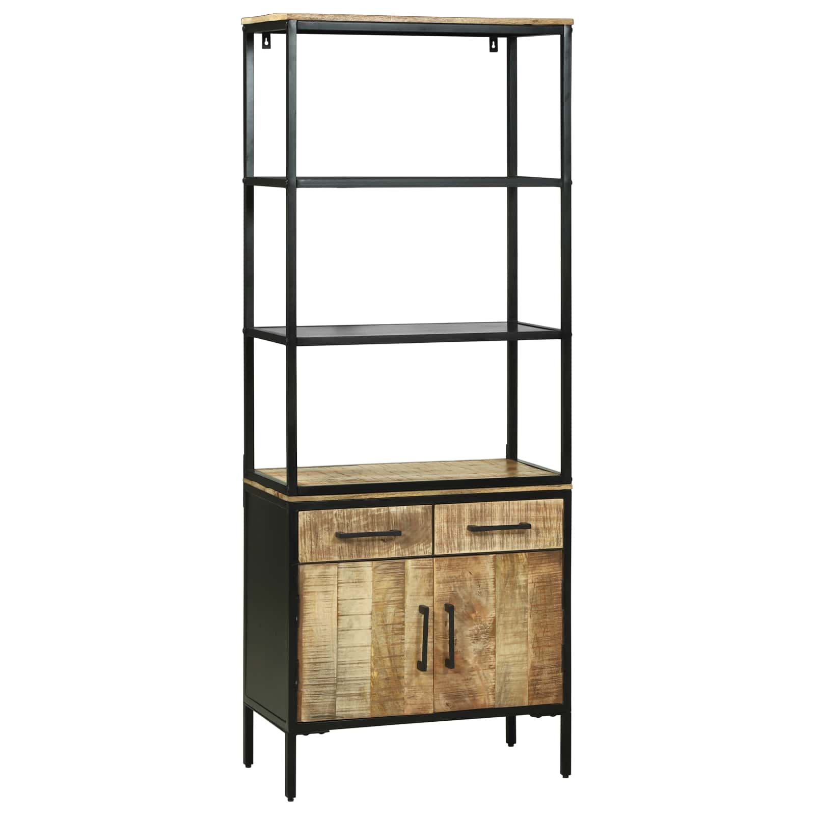 Hoge kast met lade Bruin 70 x 35 x 180 cm Massief Mango Hout