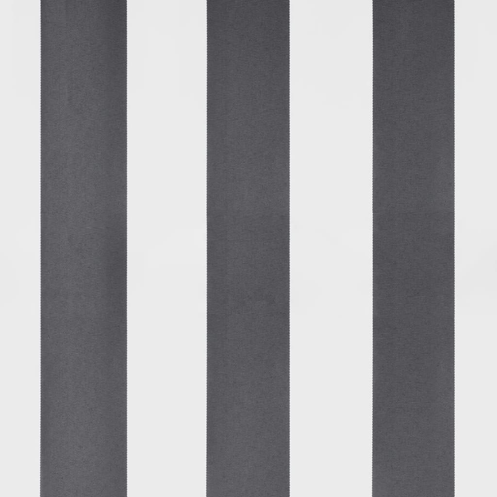 Luifel automatisch uittrekbaar 350x250 cm antracietkleur en wit – afbeelding 10