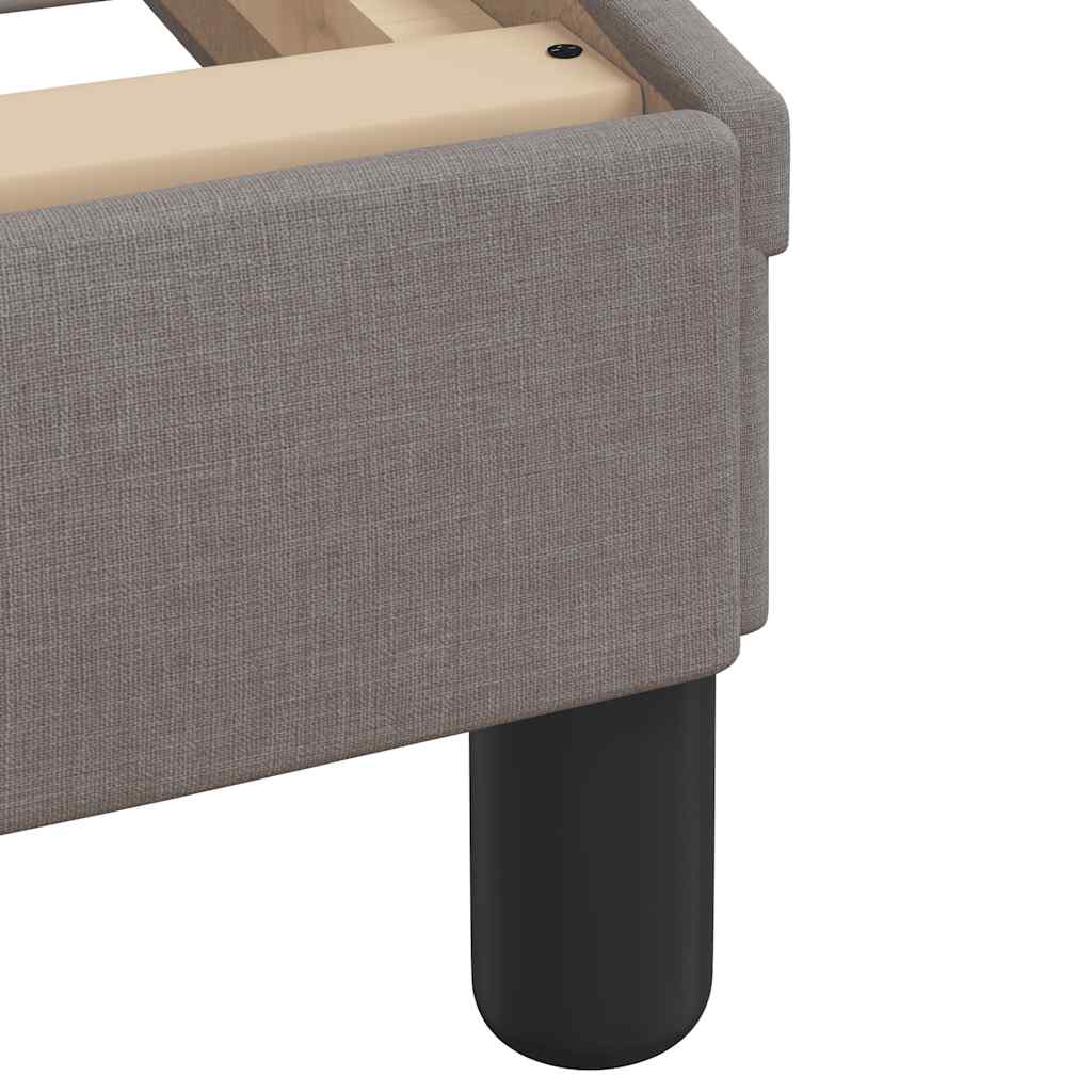 Bedframe zonder matras "Hanko" stof taupe 180x200 cm – afbeelding 10