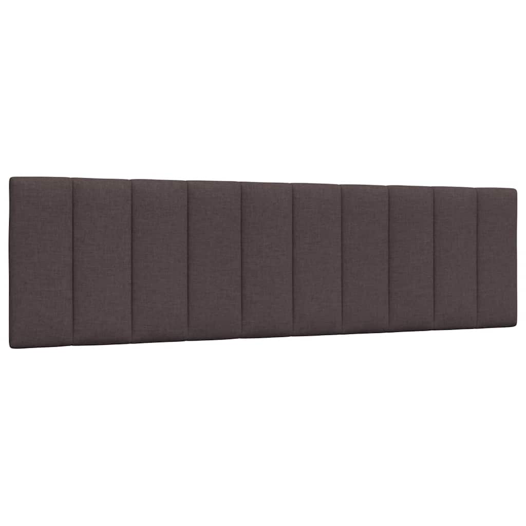 Bedframe zonder matras "Hanko" stof donkerbruin 180x200 cm – afbeelding 8