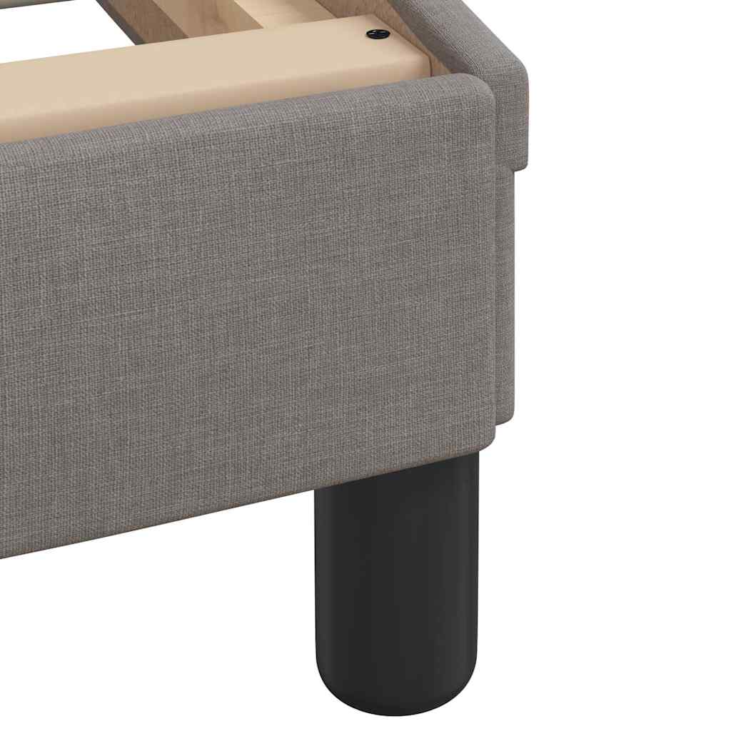 Bedframe zonder matras "Hanko" stof taupe 180x200 cm – afbeelding 11