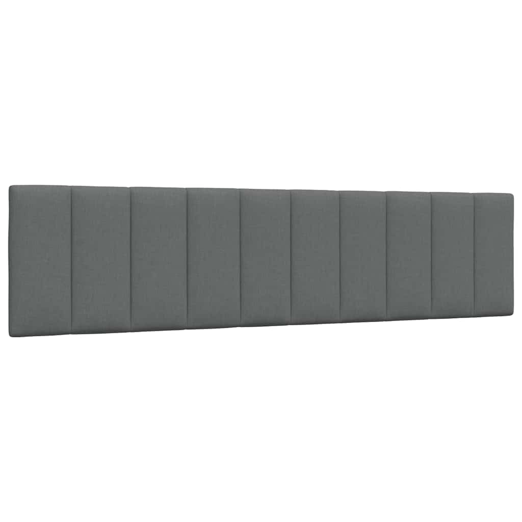 Bedframe zonder matras "Hanko" stof donkergrijs 200x200 cm – afbeelding 8
