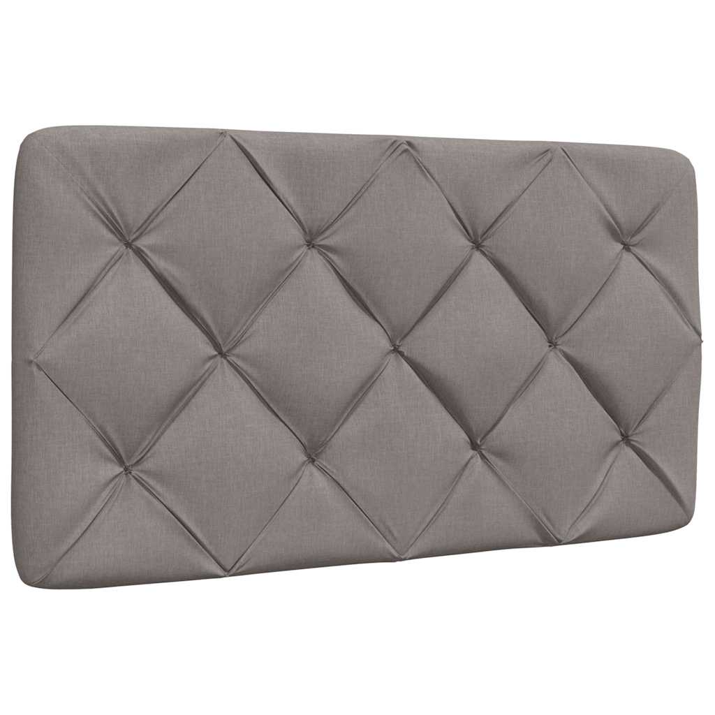Bedframe zonder matras 90x200 cm stof taupe – afbeelding 7