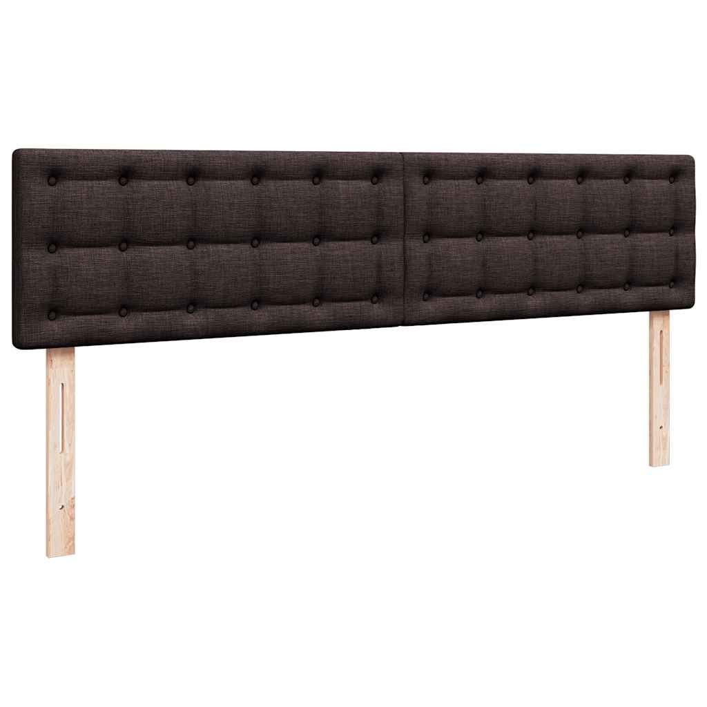 Ottoman bed met matras 160x200cm stof donkerbruin – afbeelding 9