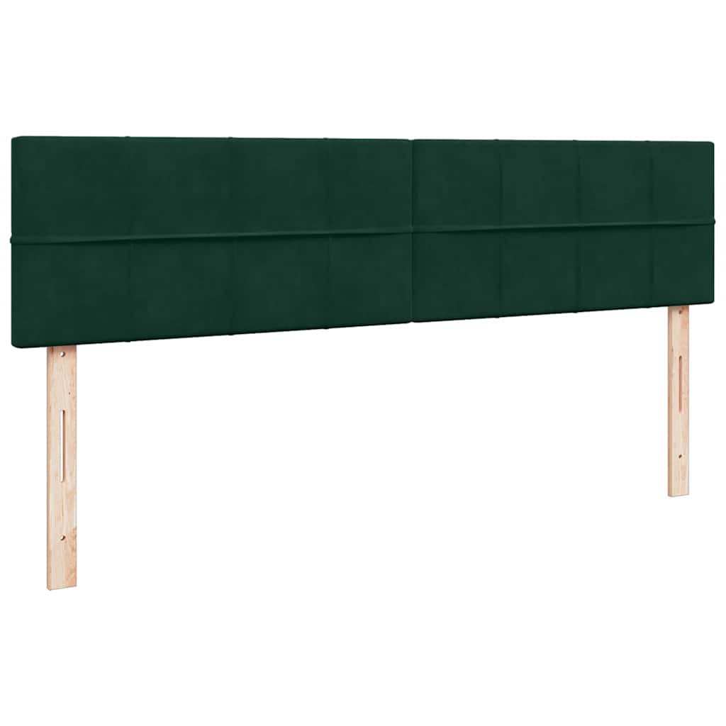 Ottoman bed met matrassen en LED's 200x200cm fluweel – afbeelding 8